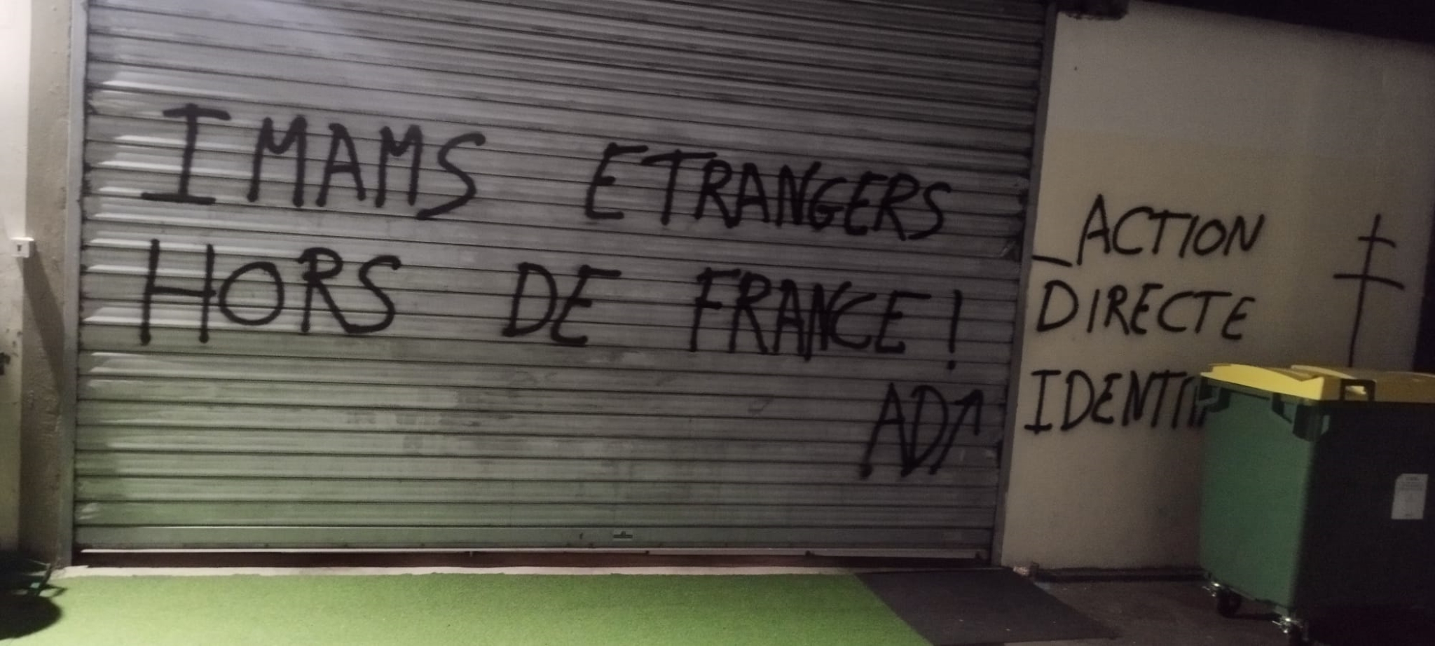 La mosquée de Pessac de nouveau visée par des tags racistes